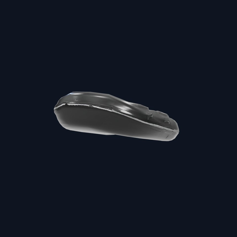 Sleek Black Raft model pack