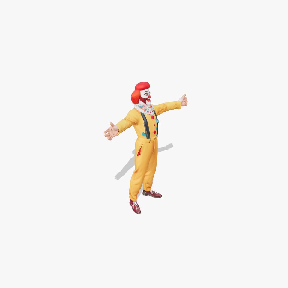 Vibrant Clown Character model pack