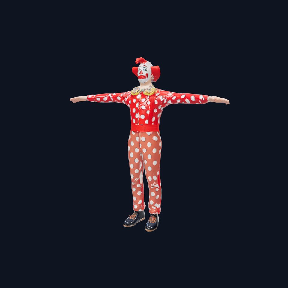 Polka Dot Clown model pack