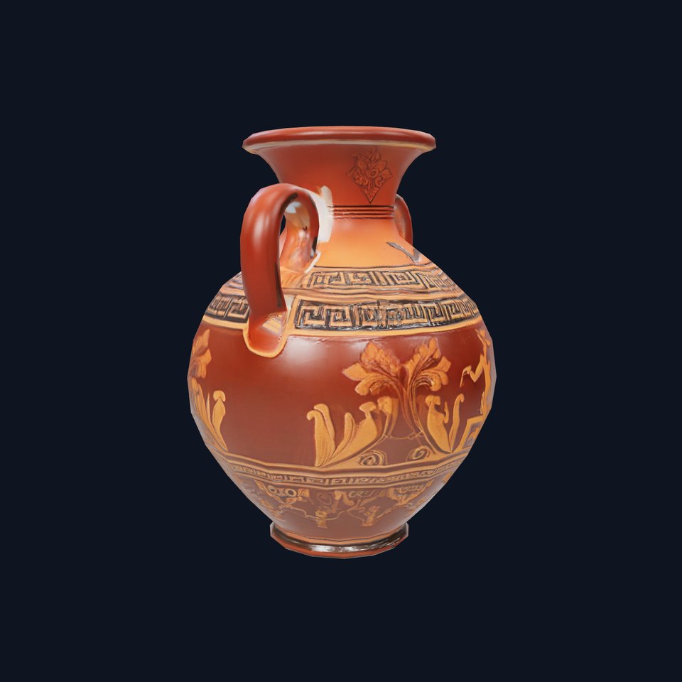 Greek Amphora Terra Cotta model pack
