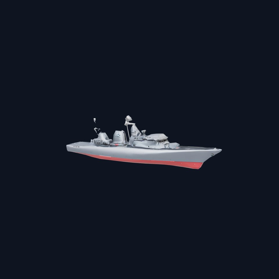 Modern Naval Destroyer model pack