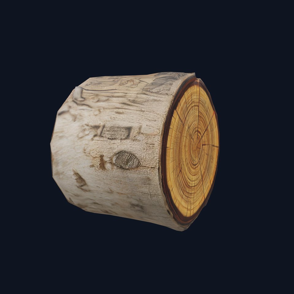 Natural Wood Log model pack