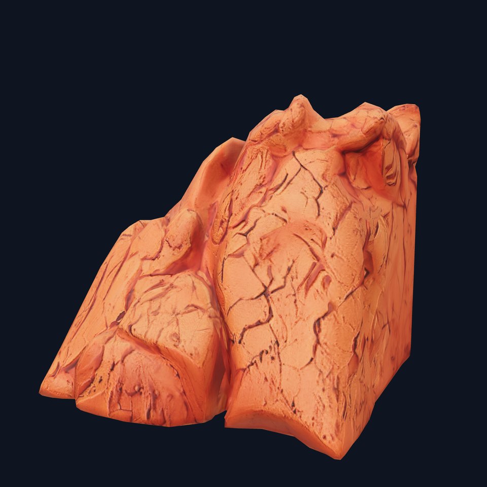 Rustic Cliff Formation model pack
