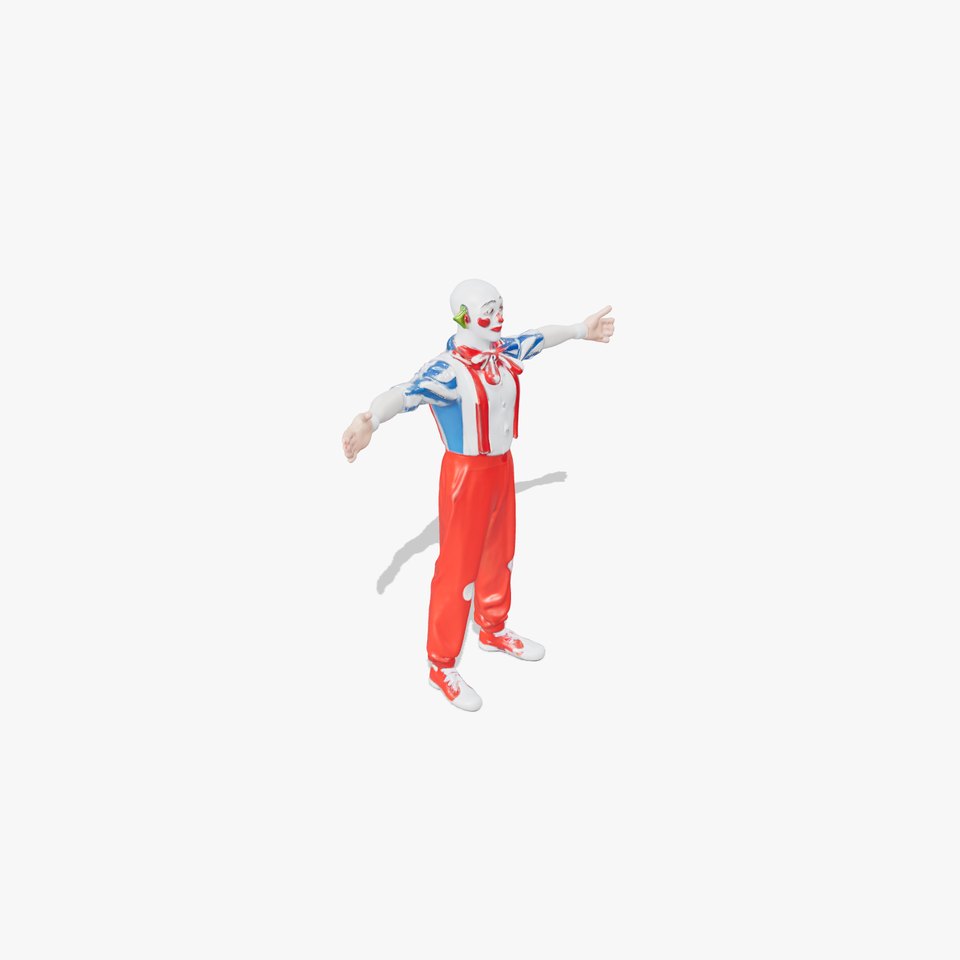 Playful Clown Character model pack