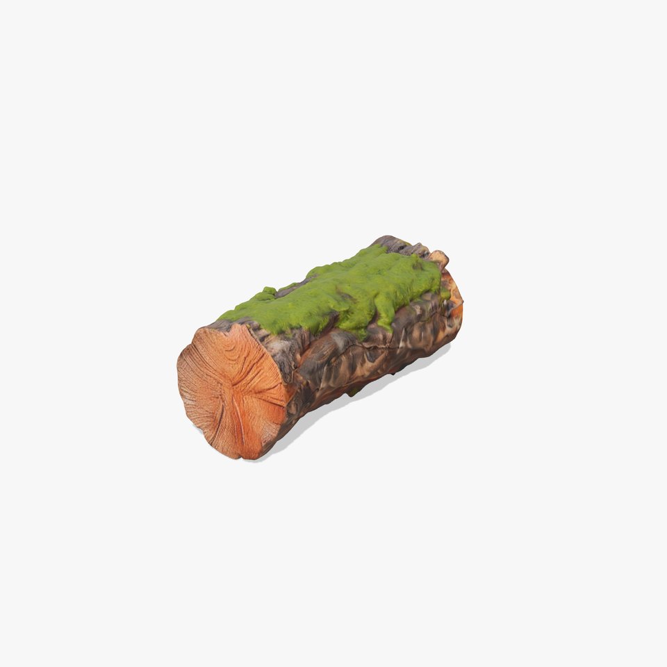 Mossy Log Detail model pack