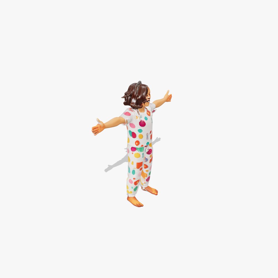 Colorful Pajamas model pack