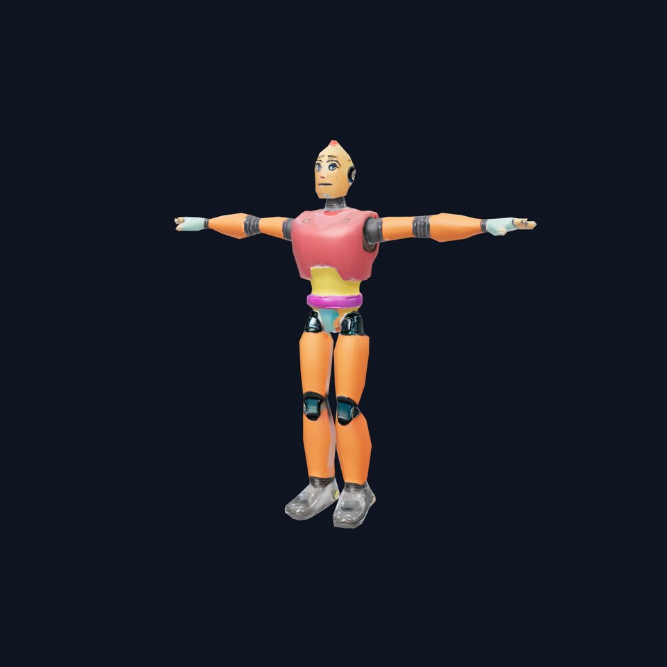 Colorful Robot model pack