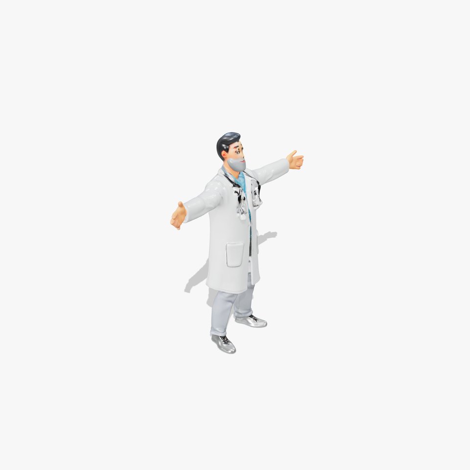Animated Doctor Character model pack