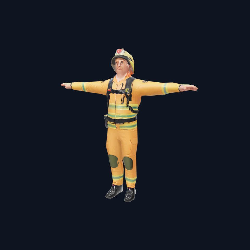 Firefighter Uniform model pack