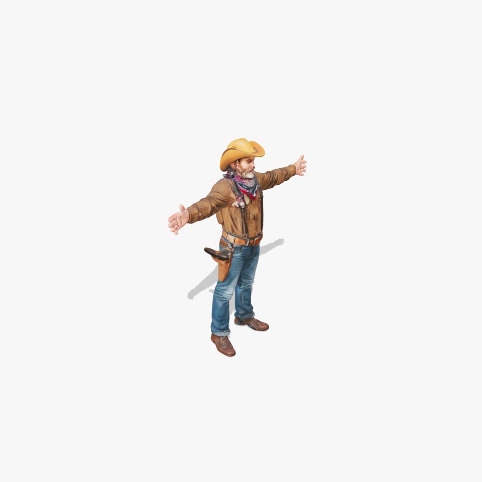 Classic Cowboy Outfit model pack