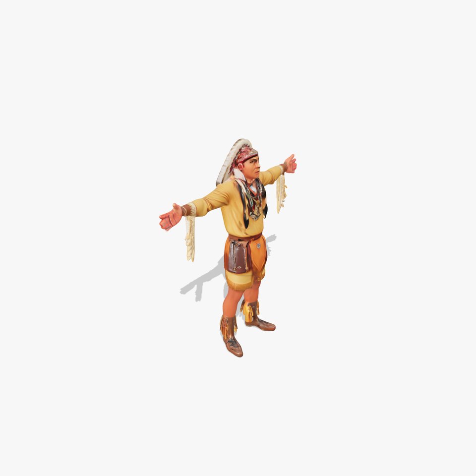 Tribal Warrior Attire model pack