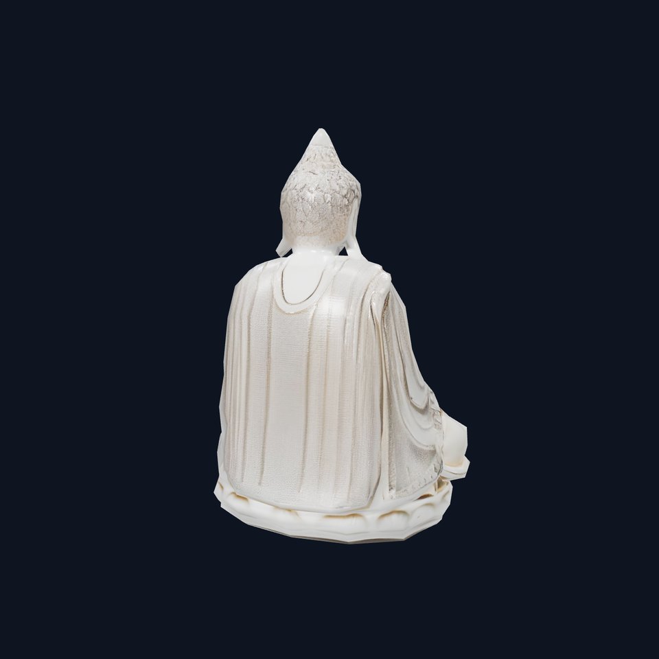 Ivory Buddha Sculpture model pack