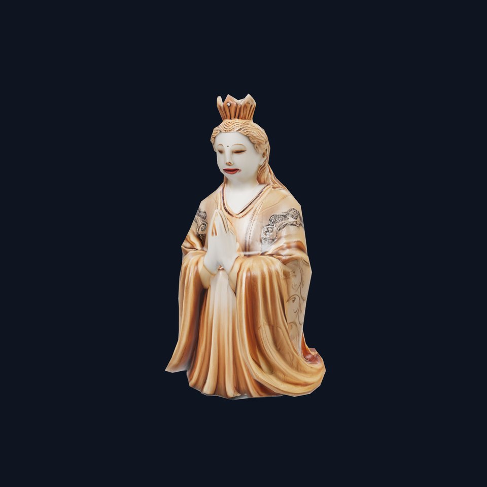 Serene Sandstone Statue model pack