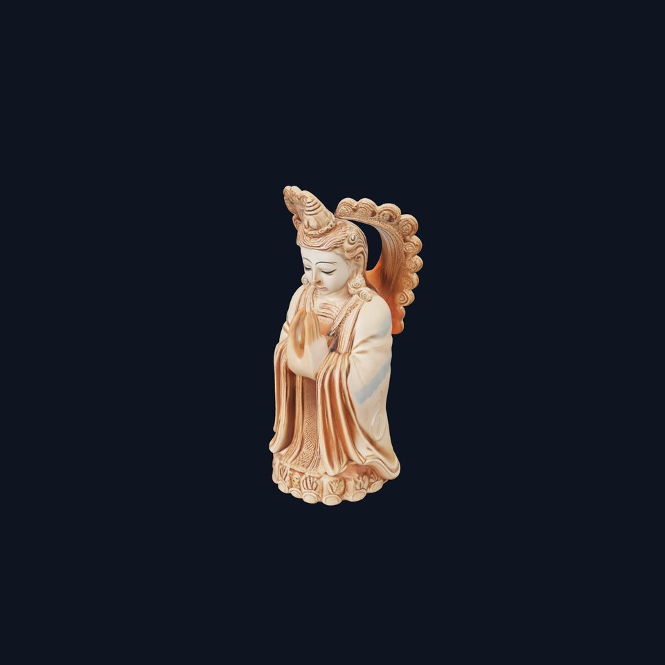 Elegant Serenity Statue model pack