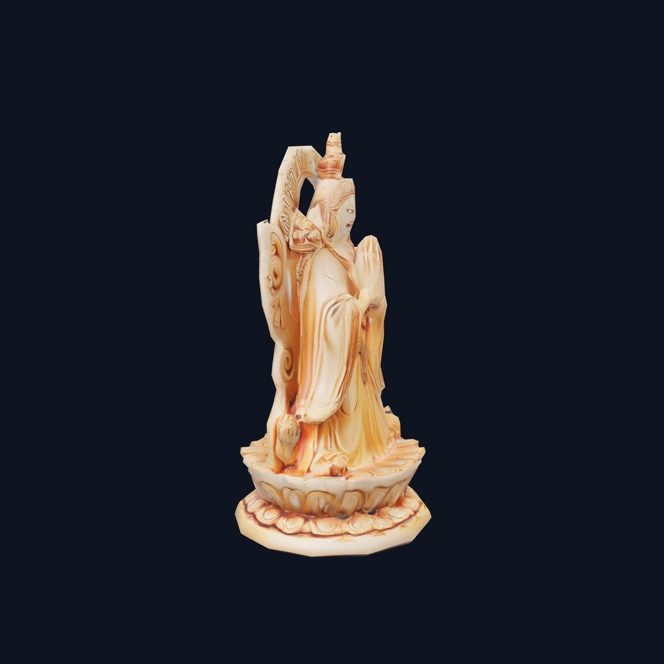 Serene Ivory Deity model pack