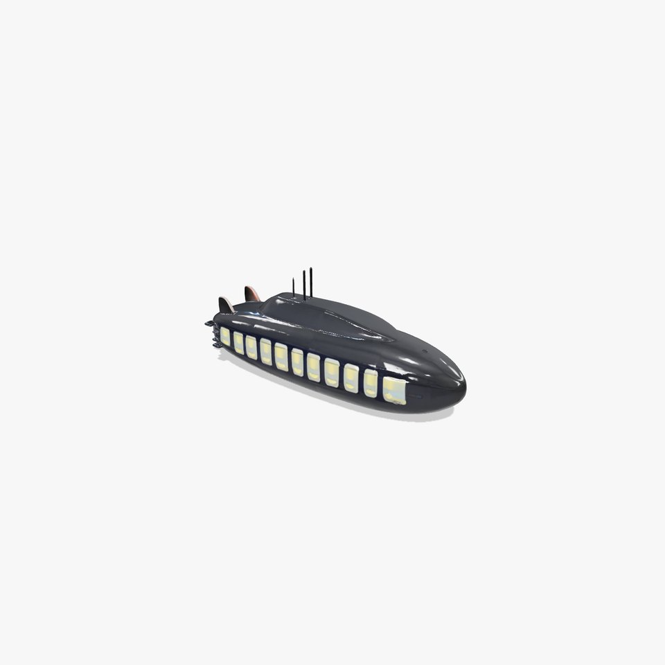 Black Submarine model pack