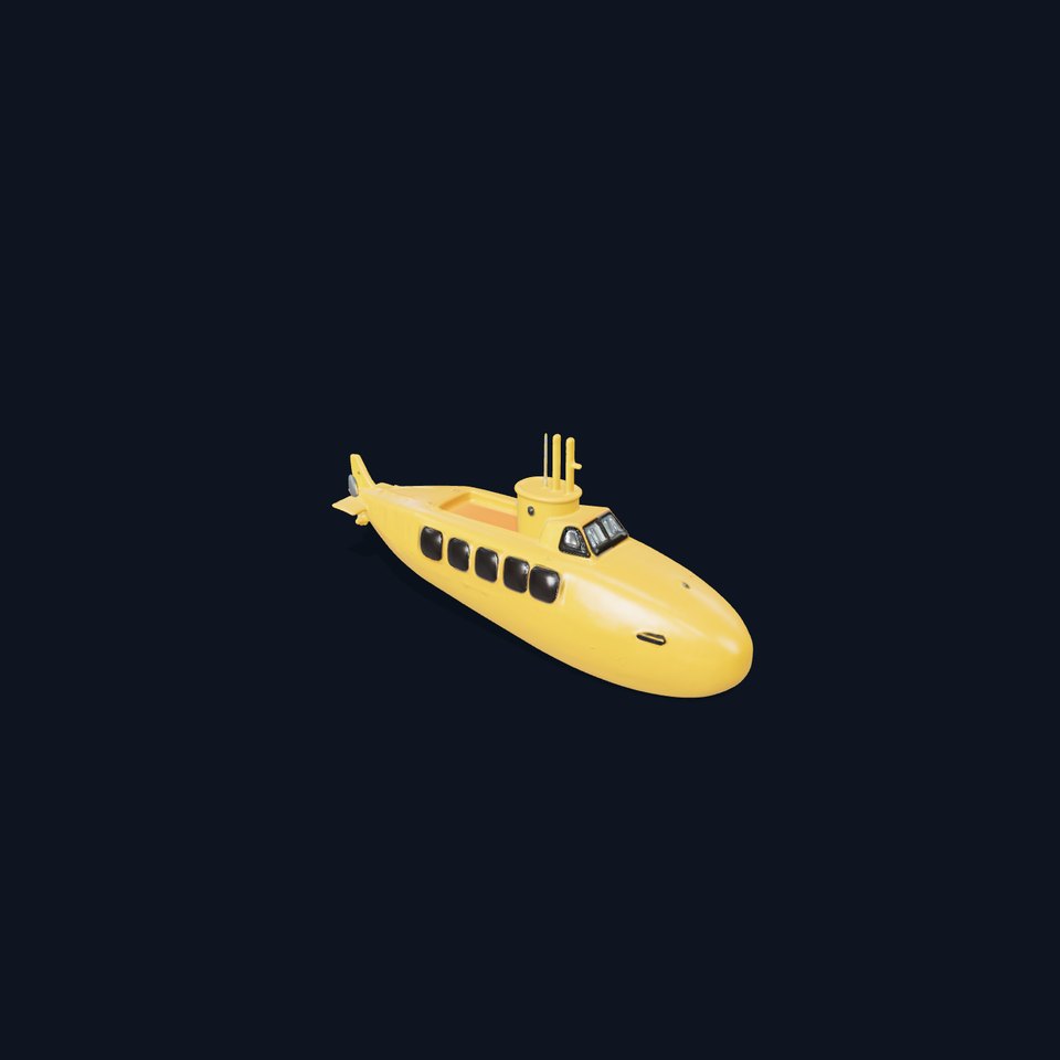 Vibrant Yellow Submarine model pack
