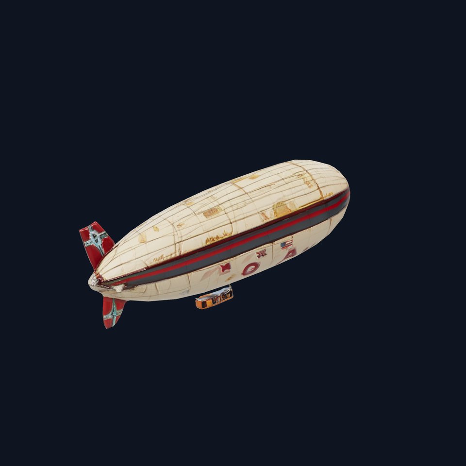 Vintage Airship model pack