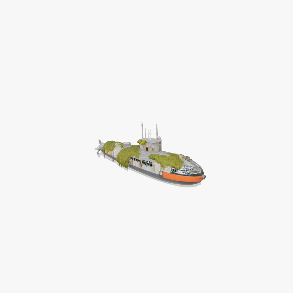 Mossy Submarine model pack