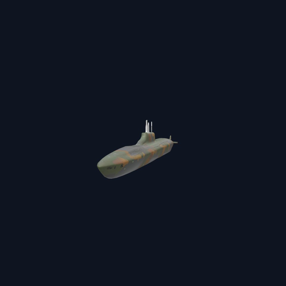 Camouflage Submarine model pack