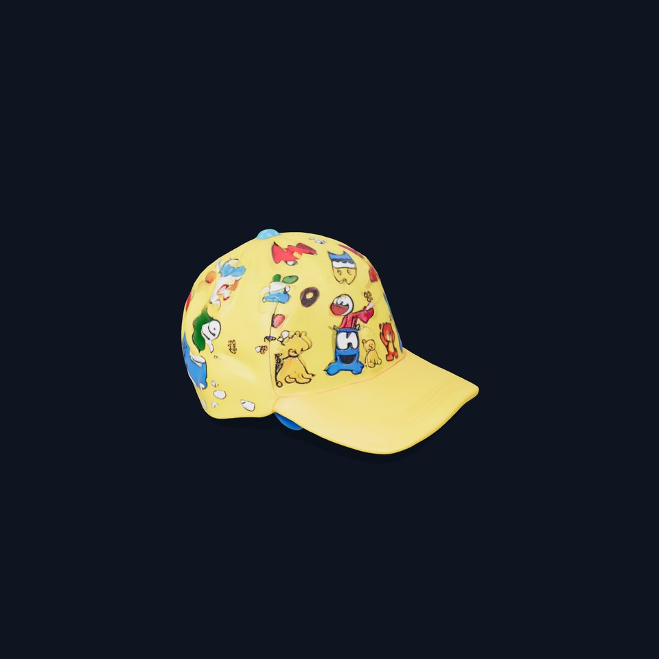Playful Cartoon Cap model pack
