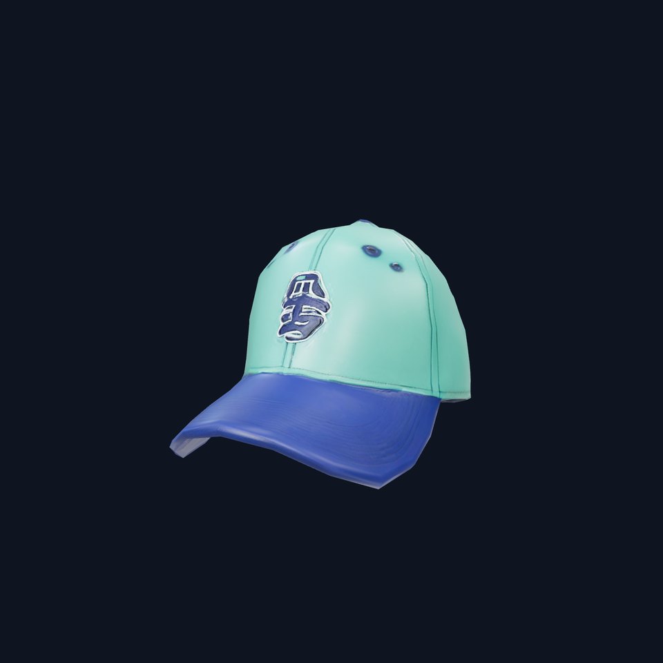 Green Baseball Cap model pack