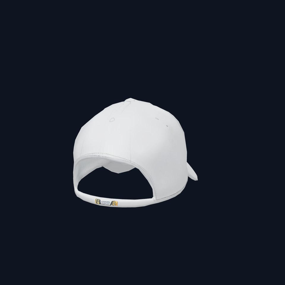 White Baseball Cap model pack