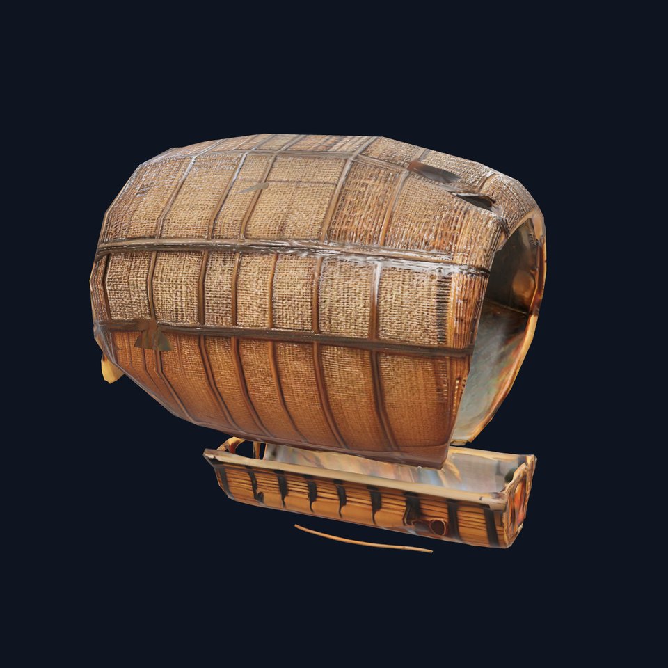 Wicker Airship model pack
