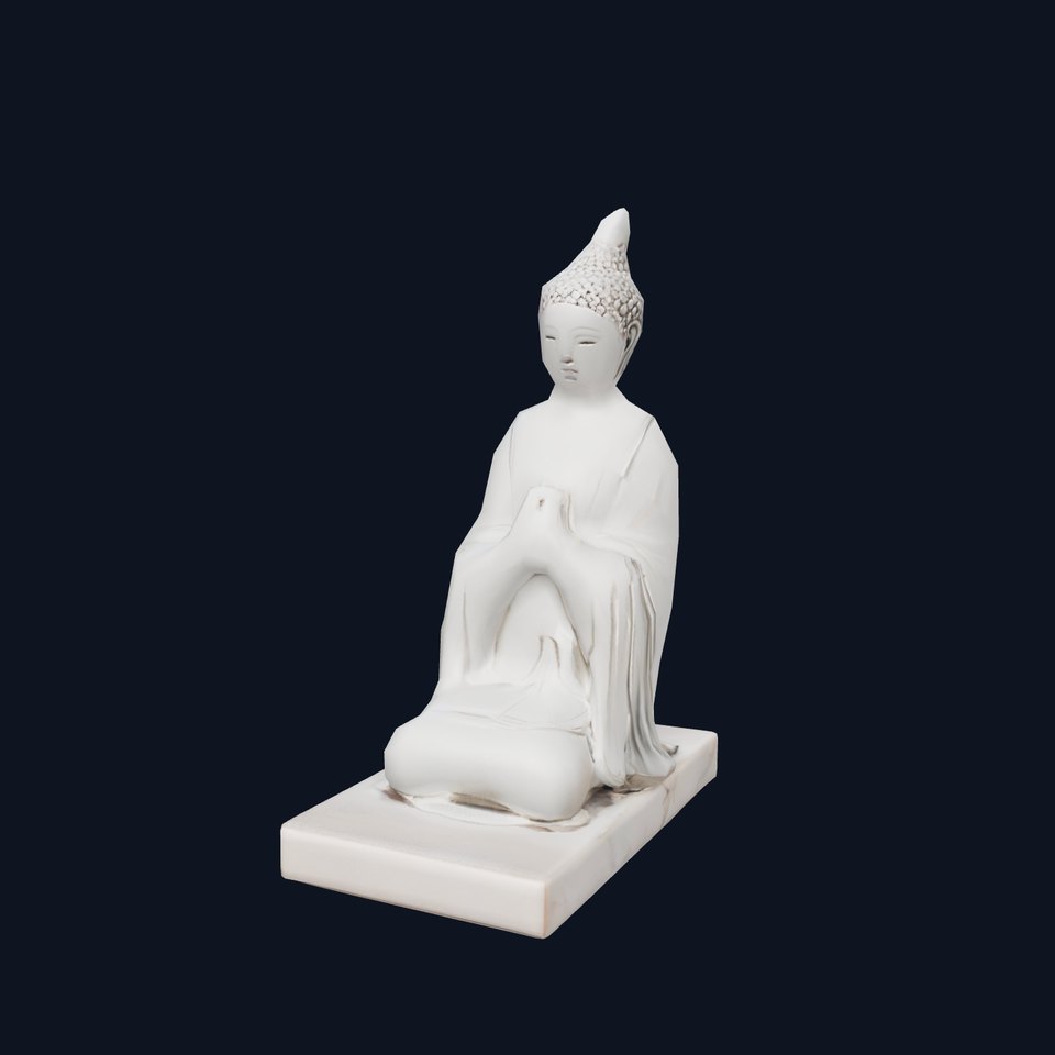 Marble Buddha Sculpture model pack