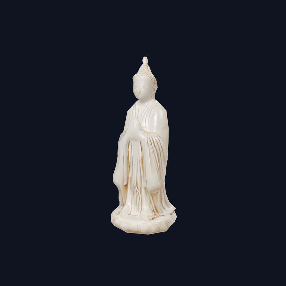 Ivory Buddha Statue model pack