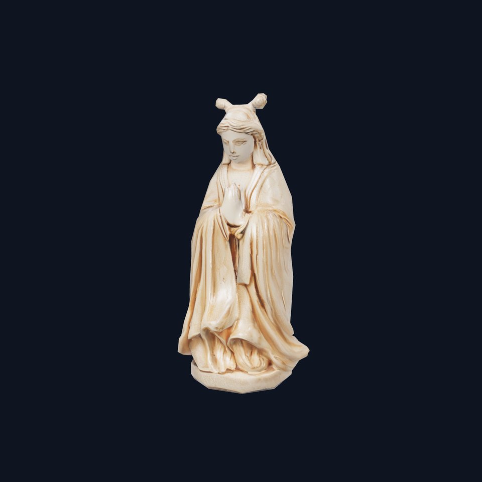 Serene Ivory Figurine model pack