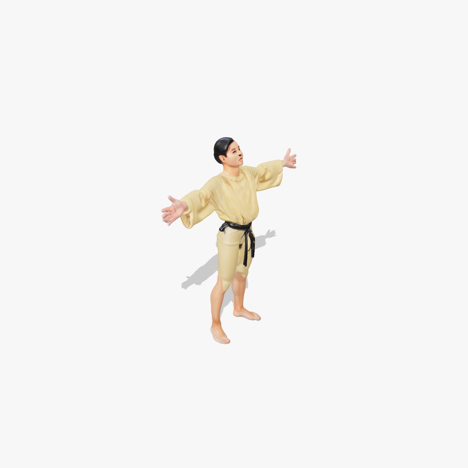 Karate Gi Enthusiast model pack