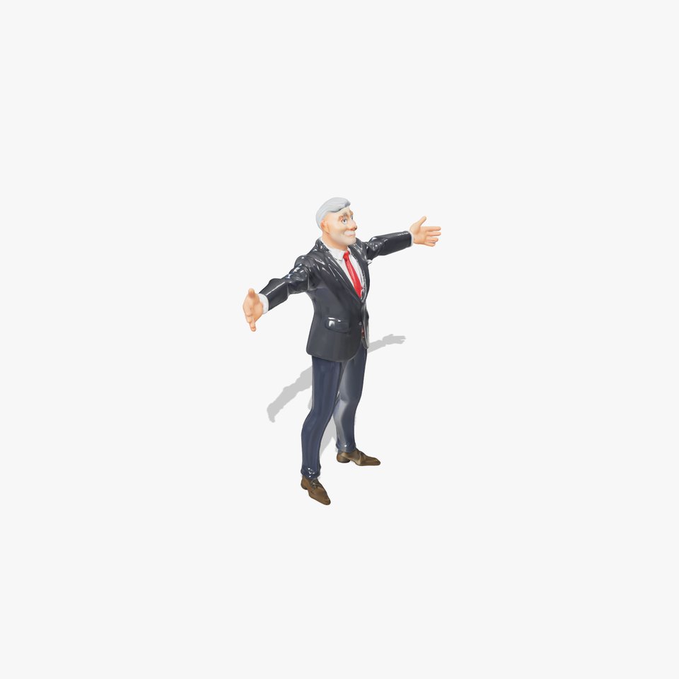 Stylish Businessman Character model pack