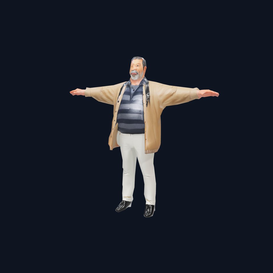 Casual Grandpa Outfit model pack