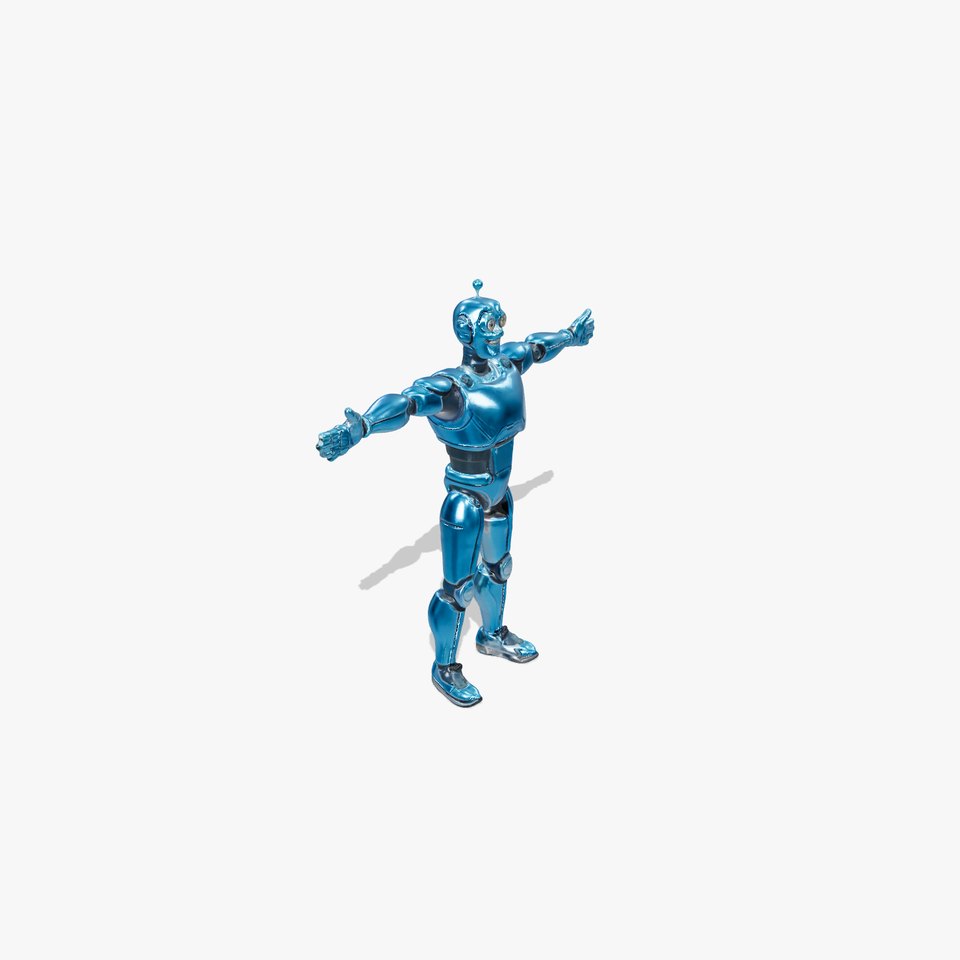 Blue Robotic Assistant model pack