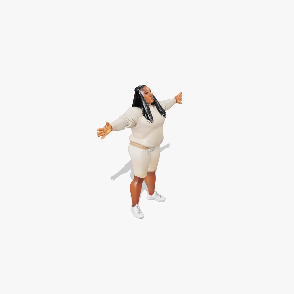 Casual Beige Outfit model pack