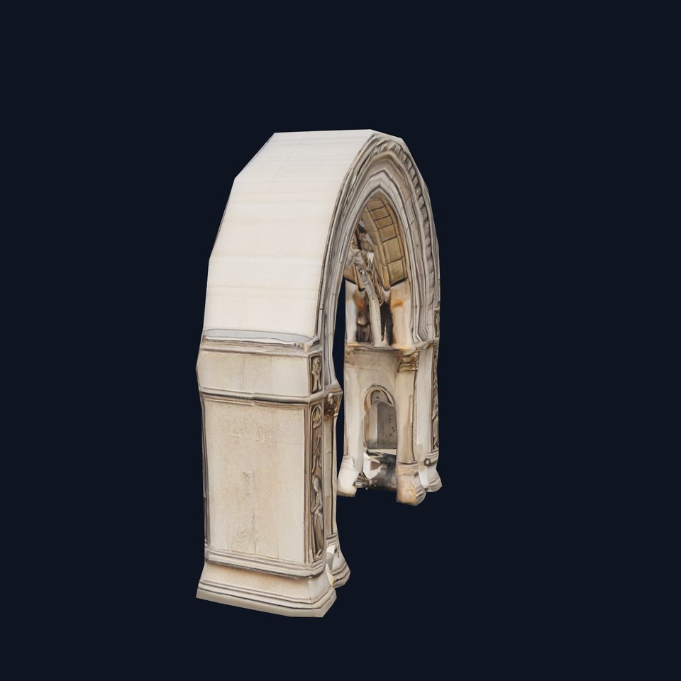 Ornate Stone Archway model pack