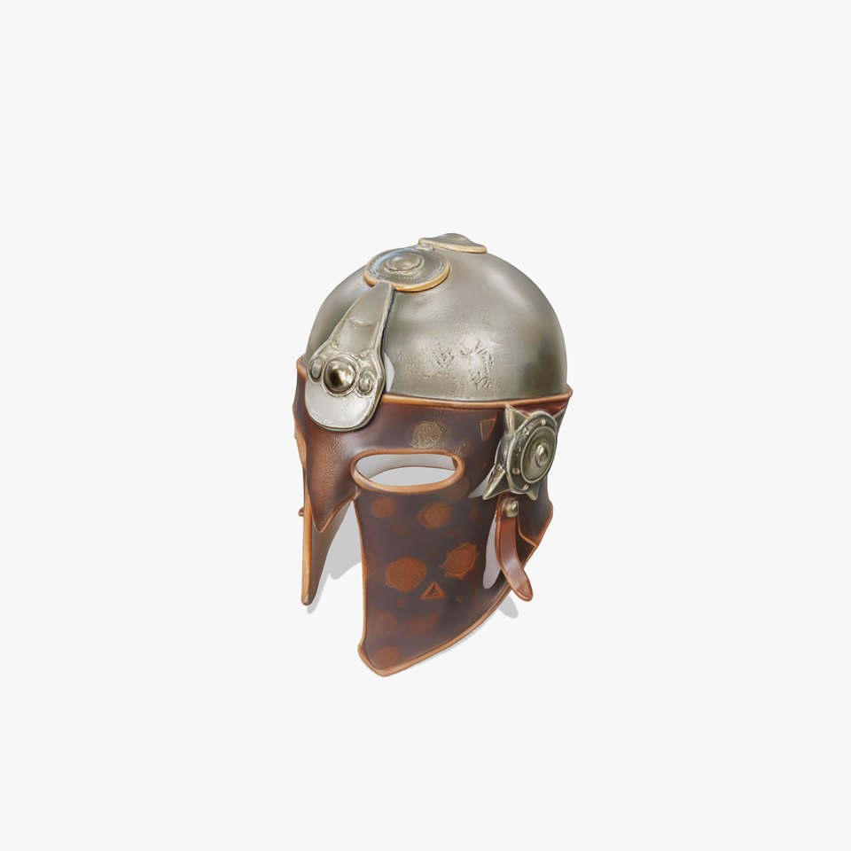 Medieval Steel Helmet model pack