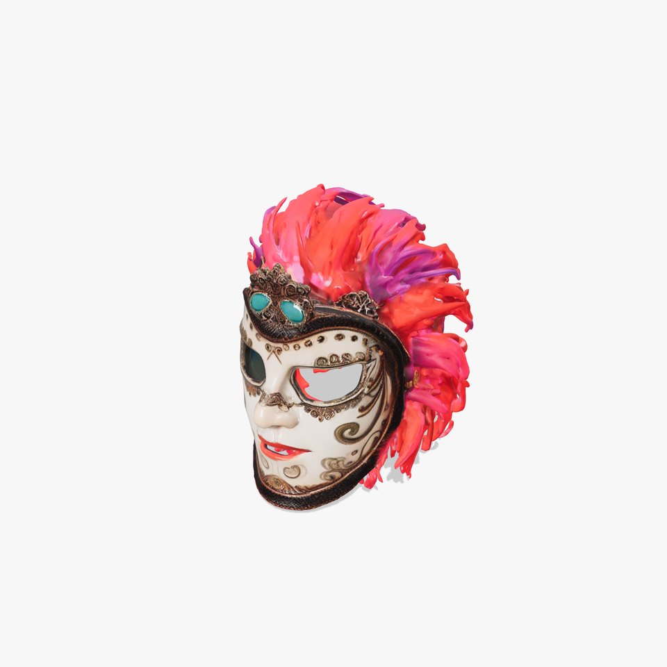 Elegant Venetian Mask model pack