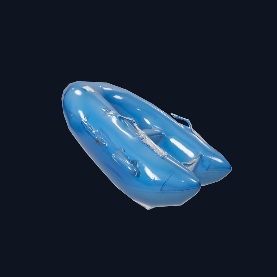 Navy Inflatable Boat model pack