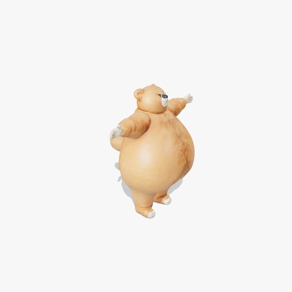 Fluffy Teddy Bear model pack