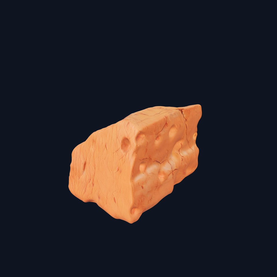 Terracotta Boulder model pack