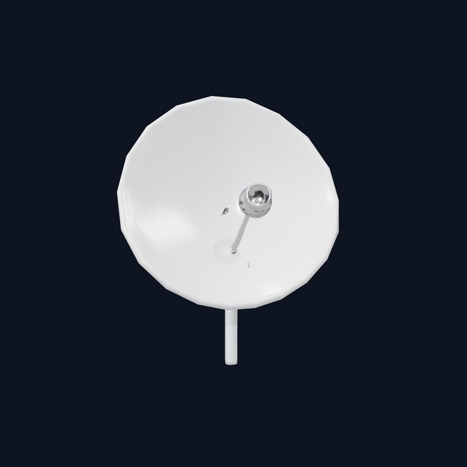 Minimalist Satellite Dish model pack