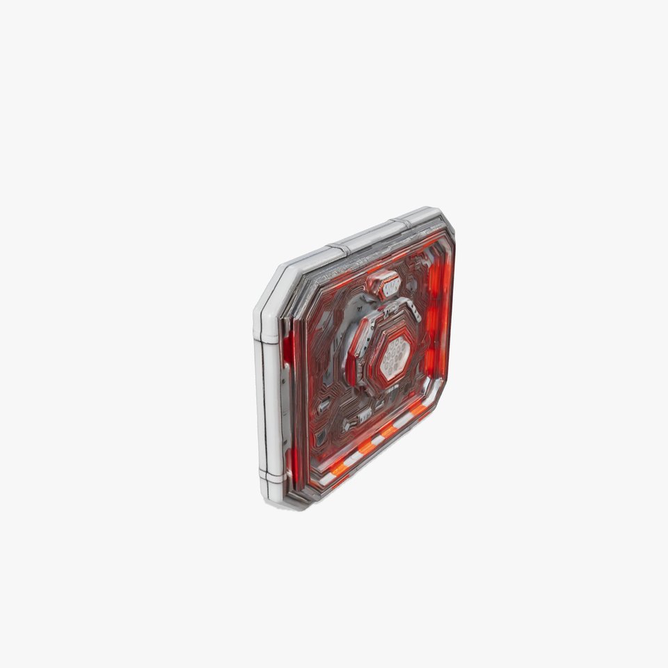Futuristic Circuit Panel model pack