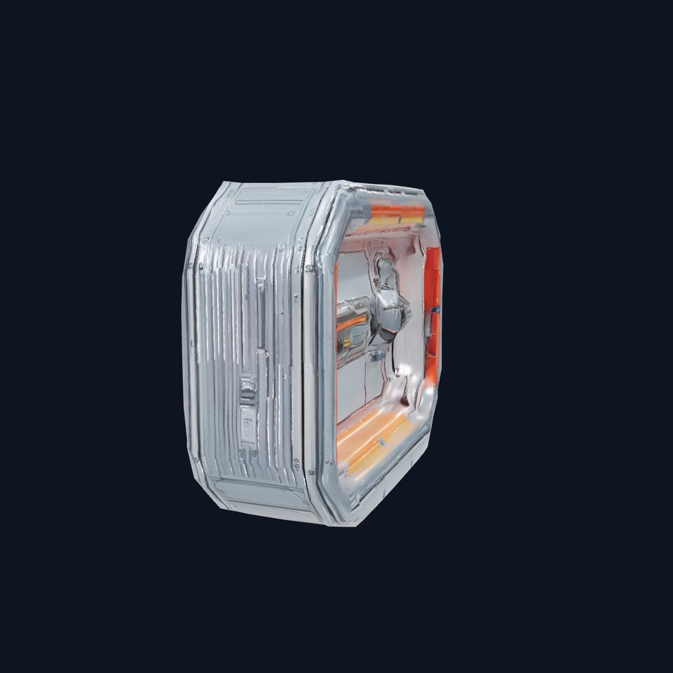 Futuristic Control Panel model pack