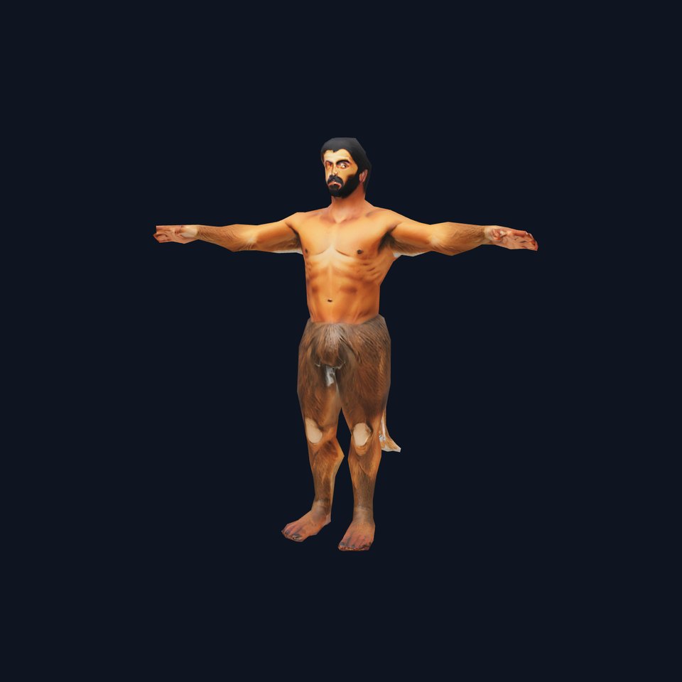 Forest Satyr Character model pack