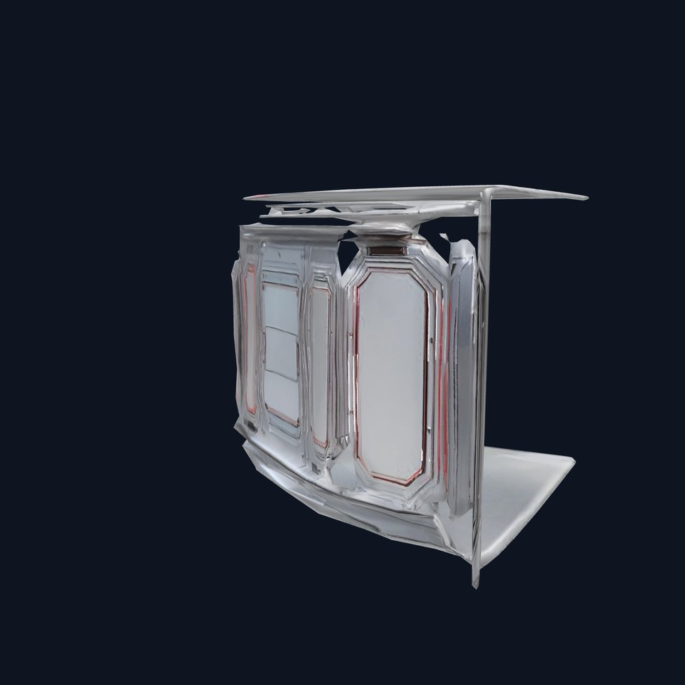 Futuristic Space Corridor model pack