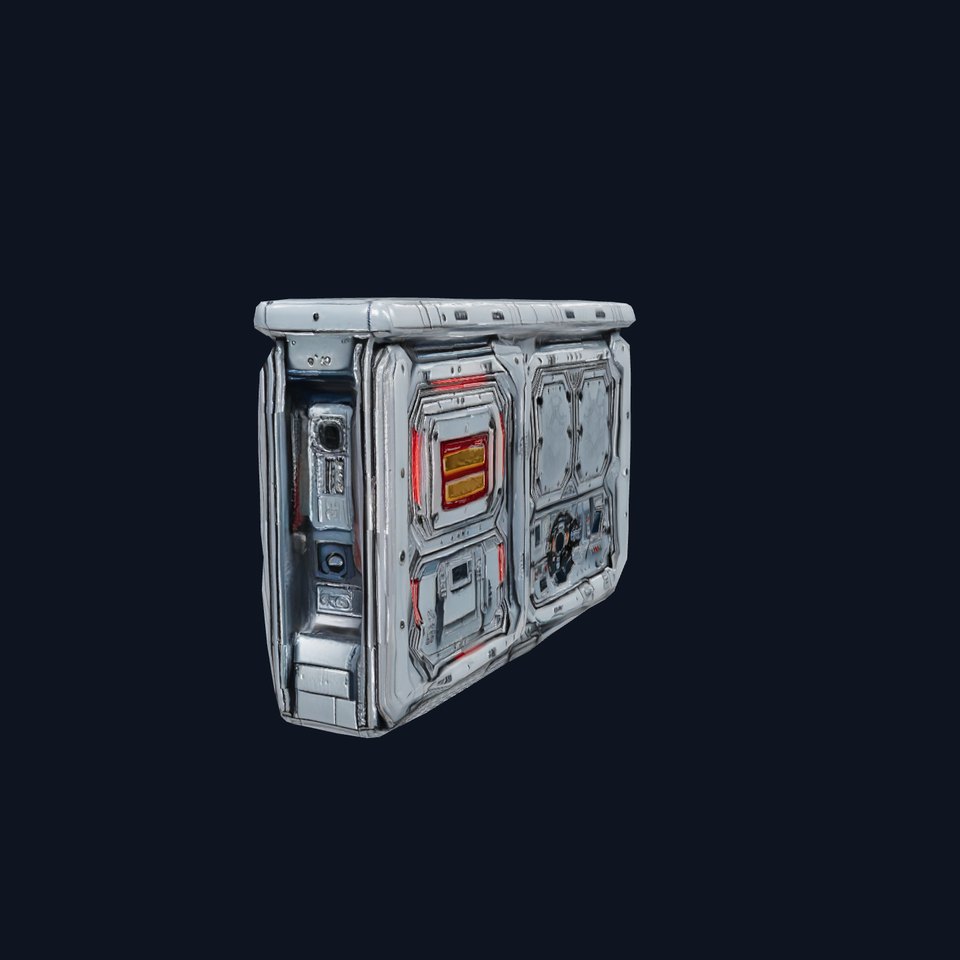 Futuristic Control Panel model pack