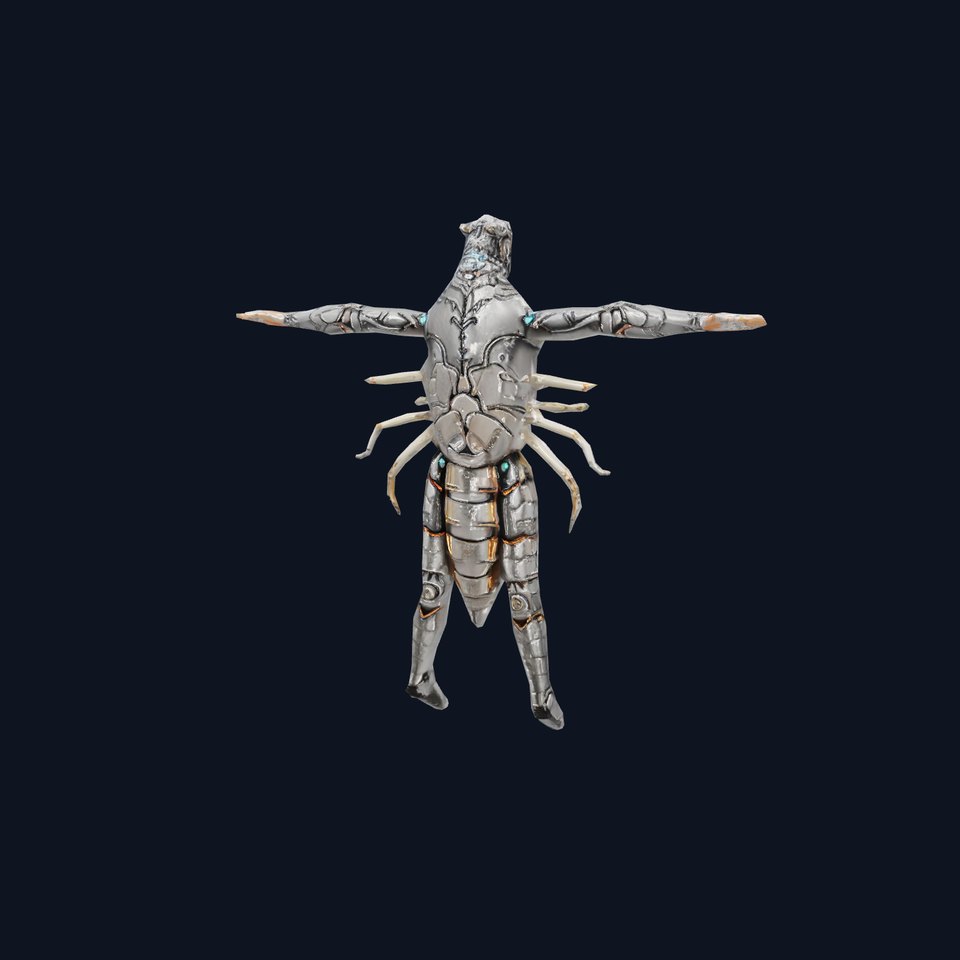 Steampunk Beetle Warrior model pack