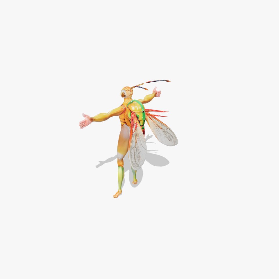 Vivid Insectoid Hybrid model pack